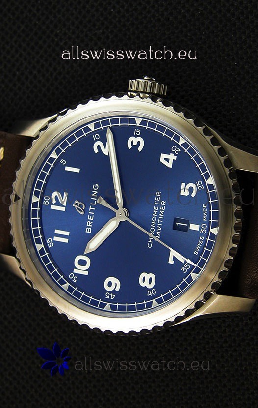 IMG_9081 Breitling Navitimer 8 Automatic 41MMin Blue Dial Replica 4