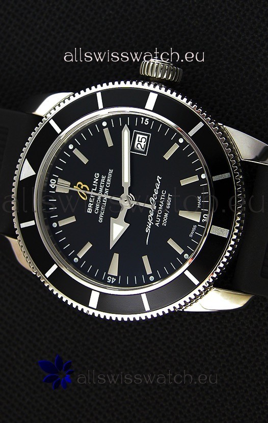 IMG_9081 Breitling SuperOcean Heritage II B20 42MM Black Dial Black Bezel- 1:1 Mirror Edition Replica 4