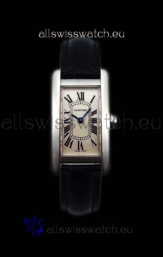 IMG_9081 Cartier Tank Americaine Ladies Quartz 1:1 Mirror Replica 4