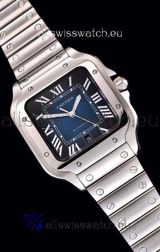 IMG_9081 Cartier Santos De Cartier XL 1:1 Mirror - 40MM Stainless Steel Replica 4