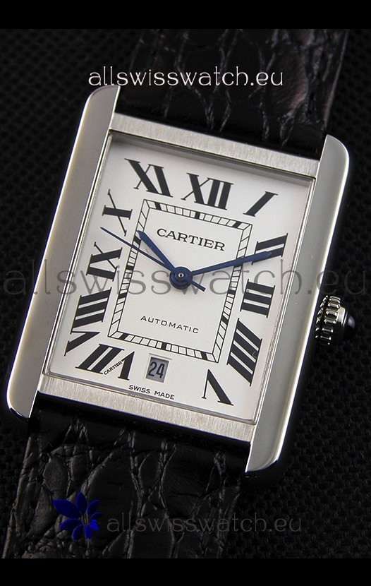 IMG_9081 Cartier Tank Solo Automatic in Steel Strap 31MM Wide Replica 4