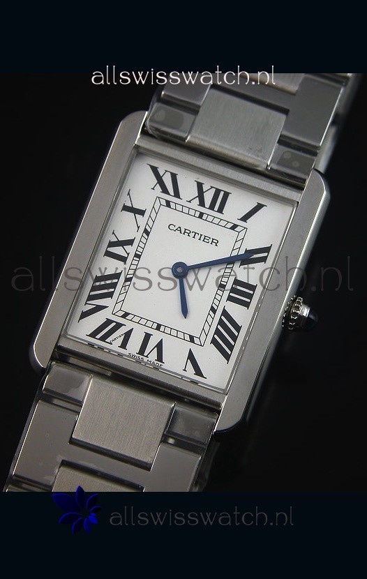 IMG_9081 Cartier Tank Solo Quartz in Steel Strap 28MM Wide Replica 4