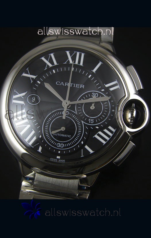 IMG_9081 Ballon De Cartier Chronograph in Stainless Steel Case - 1:1 Mirror Replica 4
