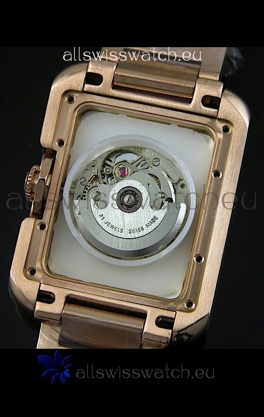 IMG_9081 Cartier Tank Anglaise Mid Sized Pink Gold - 1:1 Mirror Replica 4