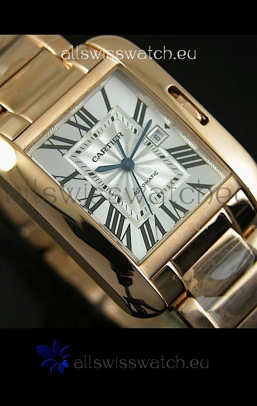 IMG_9081 Cartier Tank Anglaise Mid Sized Pink Gold - 1:1 Mirror Replica 4