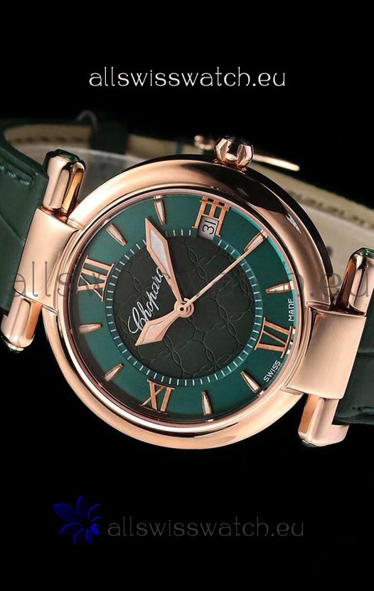 IMG_9081 Chopard Imperiale White Dial Automatic in Rose Gold Case 904L Steel Replica 4