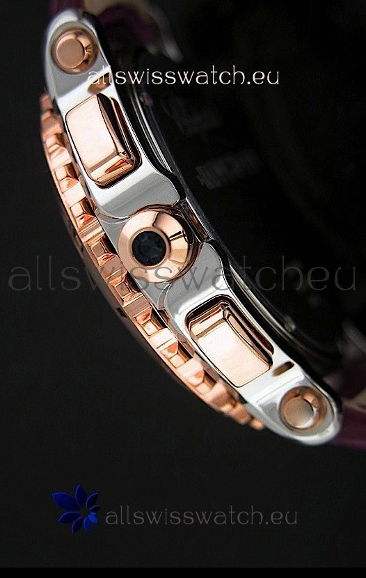 Chopard Happy Sportin Dark Red Strap Replica 4