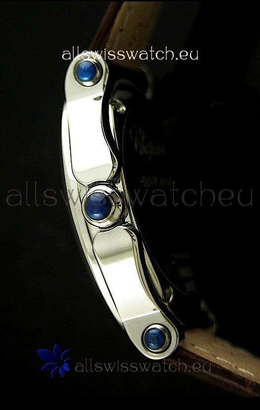 IMG_9081 Chopard Happy Sportin Brown Strap Replica 4