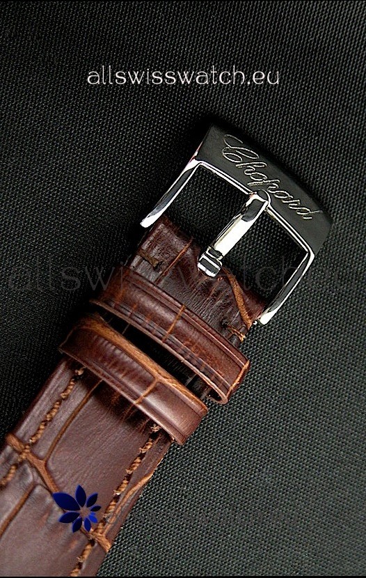 IMG_9081 Chopard Happy Sportin Brown Strap Replica 4