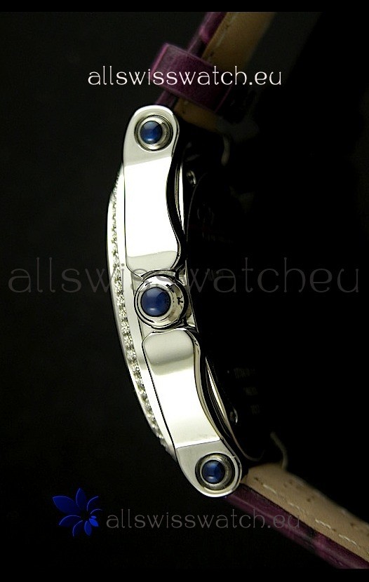 IMG_9081 Chopard Happy Sportin Purple Strap Replica 4