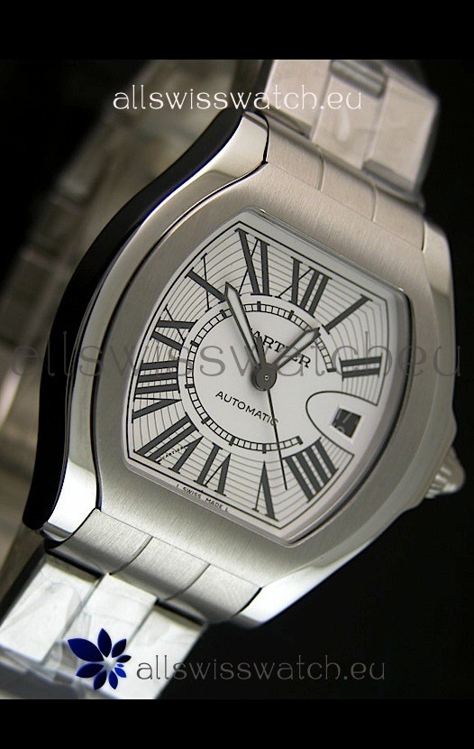 IMG_9081 Cartier RoadsterStainless Steel - 38MM Wide Replica 4