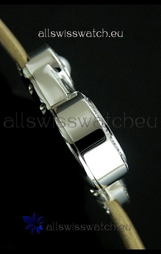 IMG_9081 Cartier Jewellery Pearl Diamond in Yellow Strap Replica 4