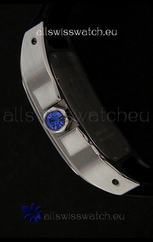 IMG_9081 Cartier Santos inin White Dial Replica 4