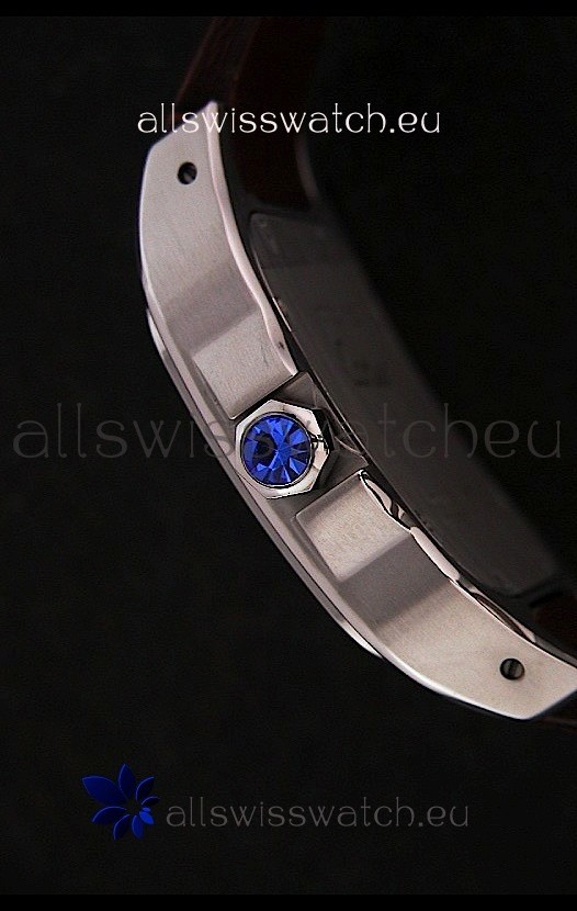 IMG_9081 Cartier Santosin White Dial Replica 4
