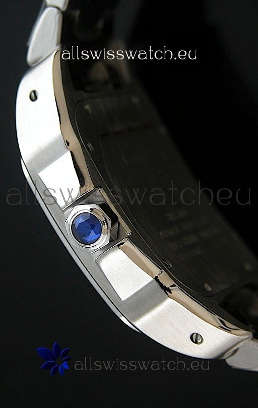 IMG_9081 Cartier Santosin White Dial Replica 4
