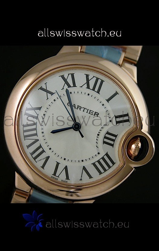 Ballon De Bleu Cartier Pink Gold Replica 4