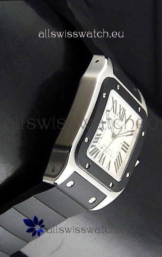 IMG_9081 Cartier Santosin White Dial Replica 4