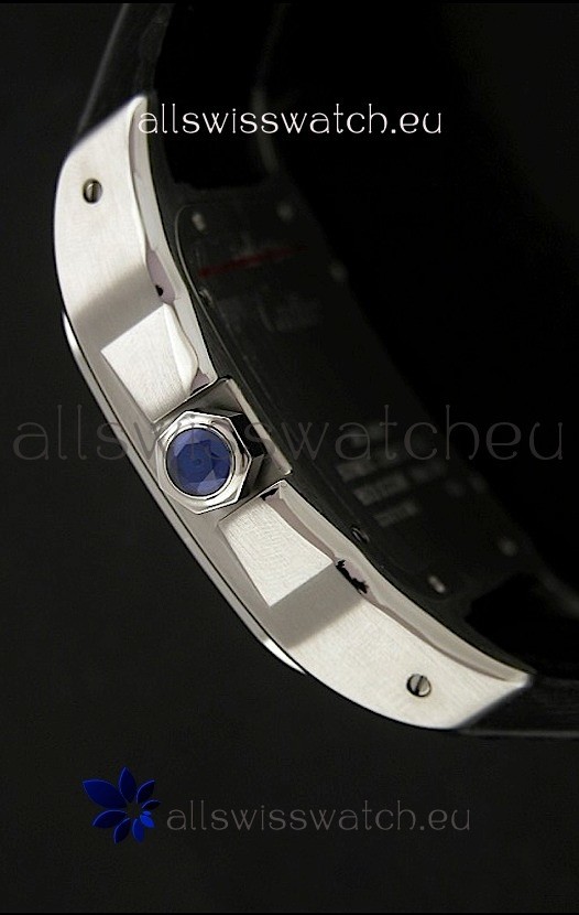 IMG_9081 Cartier Santosin White Dial Replica 4