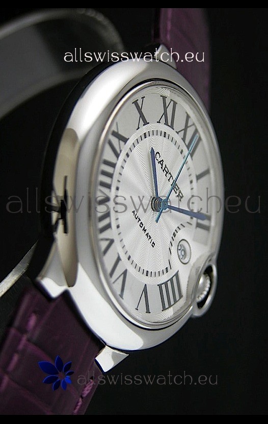 IMG_9081 Cartier Ballon de Automatic in White Dial Replica 4