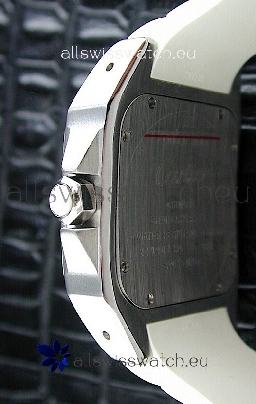 IMG_9081 Cartier Santosin White Dial Replica 4