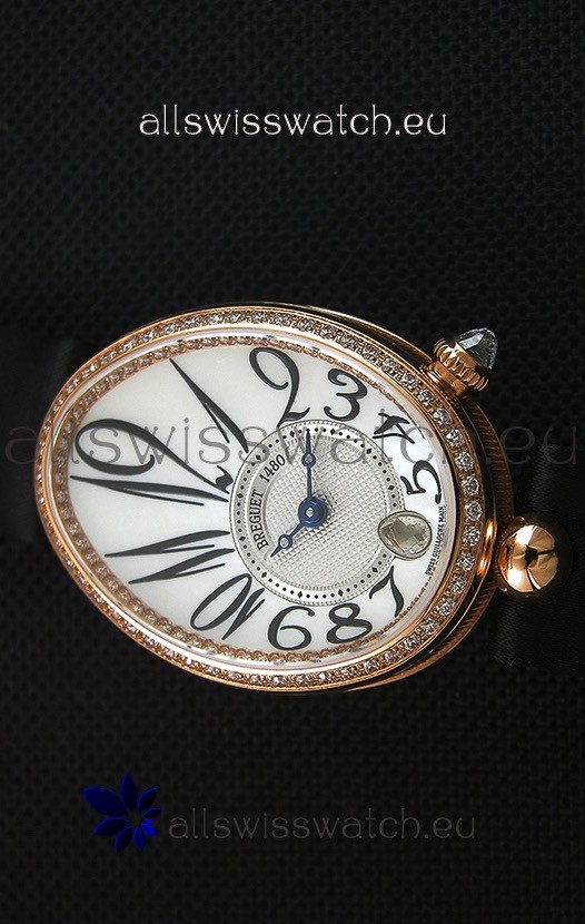 IMG_9081 Breguet Reine De Naples Ladies 1:1 Rose Gold Replica 4