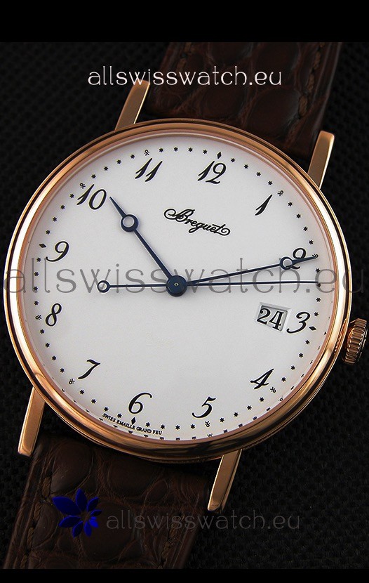 Breguet Classique 5177BA/29/9V6 Rose Gold with Arabic Markers Replica 4