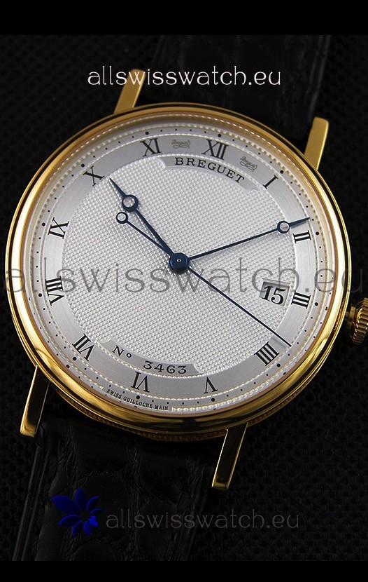 IMG_9081 Breguet Classique 5177BA/15/9V6 Yellow Gold with Roman Hour Markers Replica 4