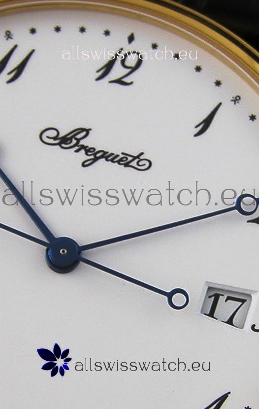 IMG_9081 Breguet Classique 5177BA/29/9V6 Yellow Gold with Arabic Markers Replica 4