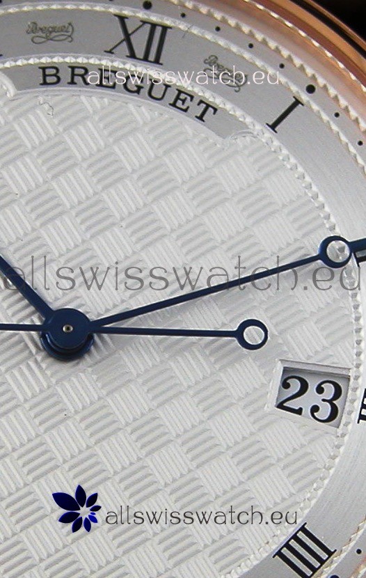 IMG_9081 Breguet Classique 5177BR/12/9V6 Rose Gold with Roman Hour Markers Replica 4