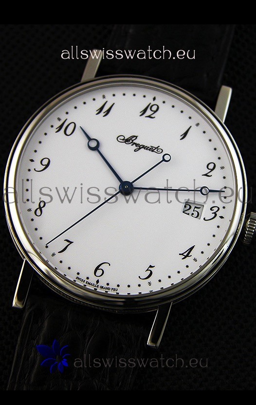 IMG_9081 Breguet Classique 5177BB/29/9V6 Stainless Steel with Roman Hour Markers Replica 4