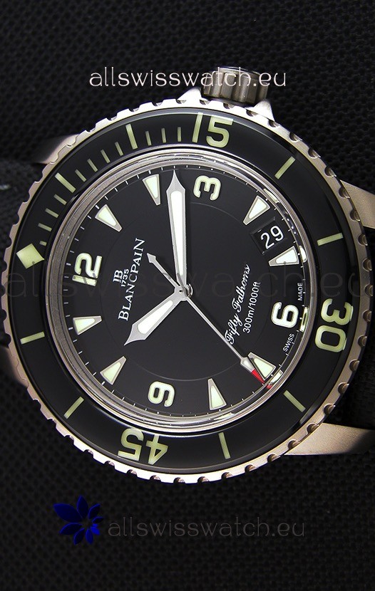 IMG_9081 Blancpain Fifty Fathoms - 1:1 Mirror Titanium 1:1 Mirror Replica 4
