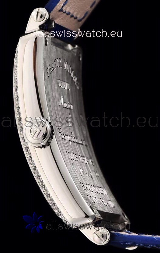 IMG_9081 Franck Muller Long Island Color Dreams Ladies in Blue Strap Replica 4