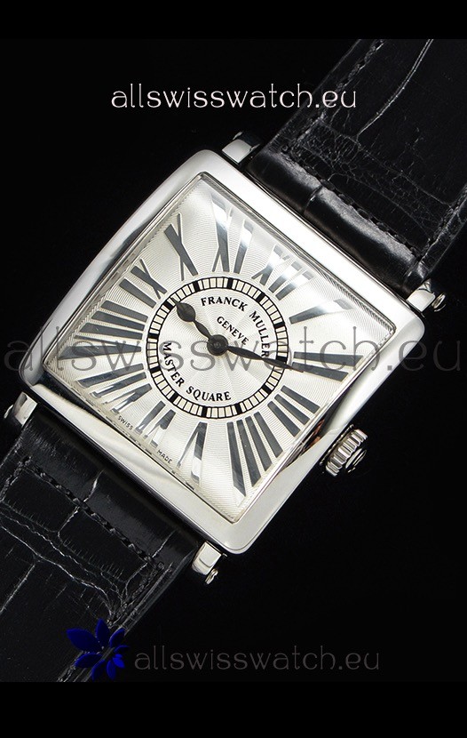 IMG_9081 Franck Muller Master Square Ladies Black Strap 1:1 Mirror Replica 4