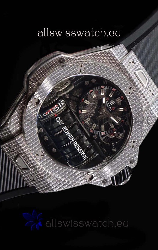 IMG_9081 Hublot Big Bang MP-11 Power Reserve 3D Steel Carbon Replica 4