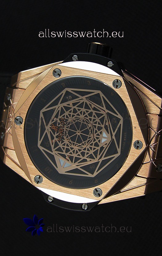 IMG_9081 Hublot Big Bang Sang Bleu 45MM Rose Gold Replica 4