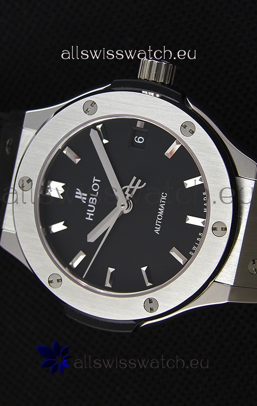 IMG_9081 Hublot Big Bang Classic Fusion 38MM 1:1 Mirror Black Dial Replica 4