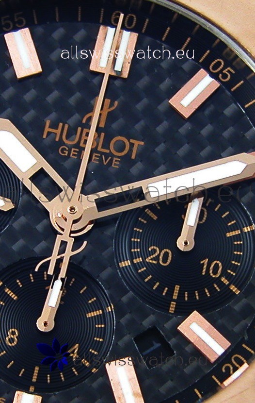 IMG_9081 Hublot Big Bang Carbon Dial Pink Gold Case: 1:1 Mirror Replica 4
