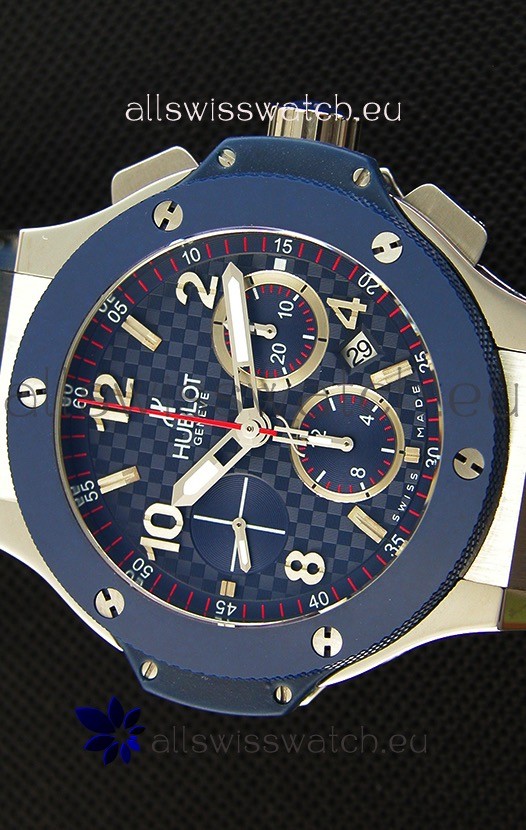 IMG_9081 Hublot Big Bang Blue Steel Carbon Dial1:1 Mirror Replica 4