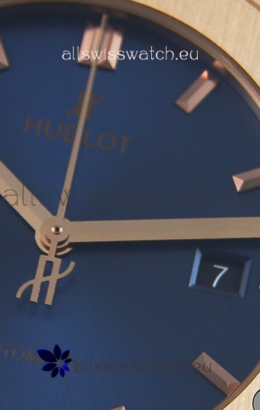 IMG_9081 Hublot Classic Fusion Blue King Gold- 1:1 Mirror Replica 4