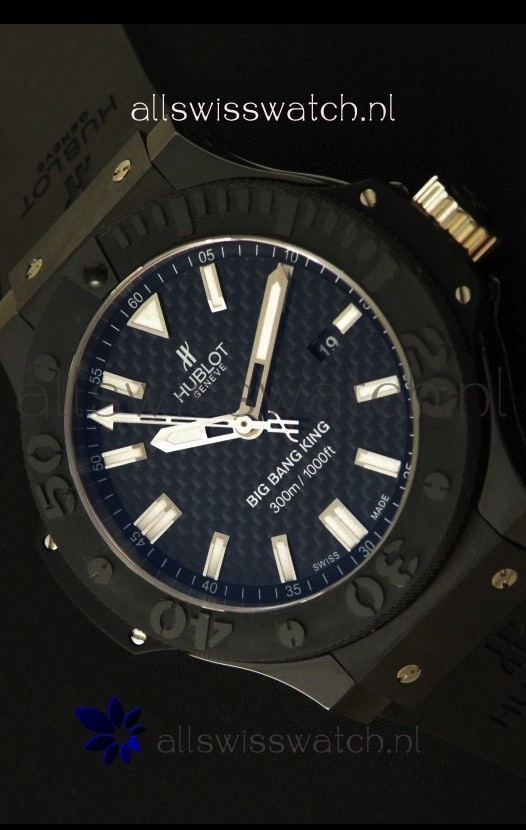 IMG_9081 Hublot Big Bang Kind Full Ceramic Carbon Dial 1:1 Mirror Edition Replica 4