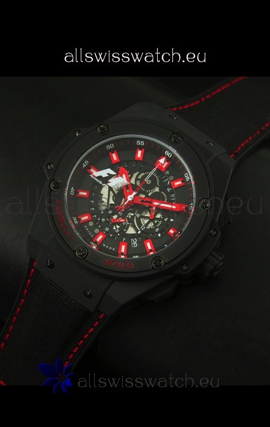 IMG_9081 Hublot Big Bang King F1 MONZA Edition PVD Quartz 45MM Replica 4