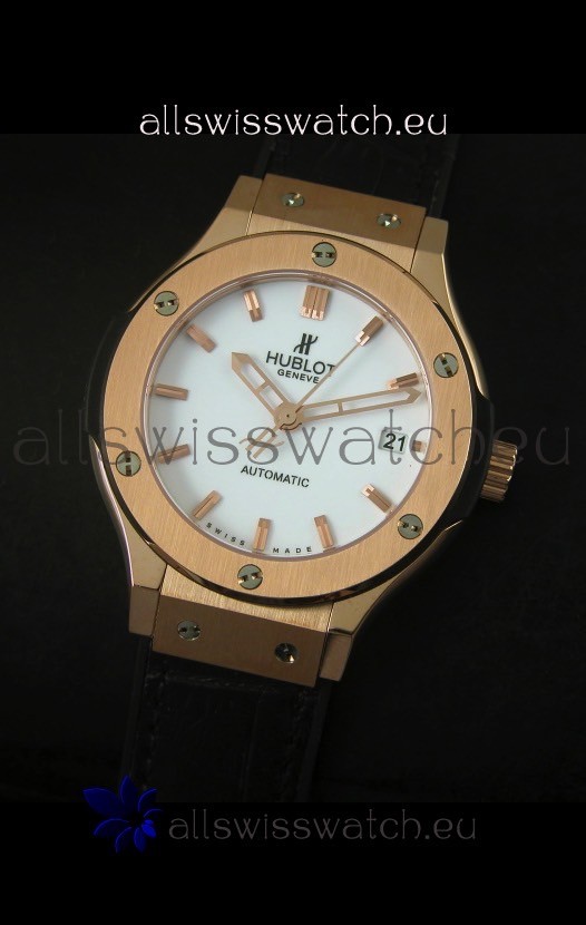 IMG_9081 Hublot Classic Fusion 39MM Rose Gold Replica 4