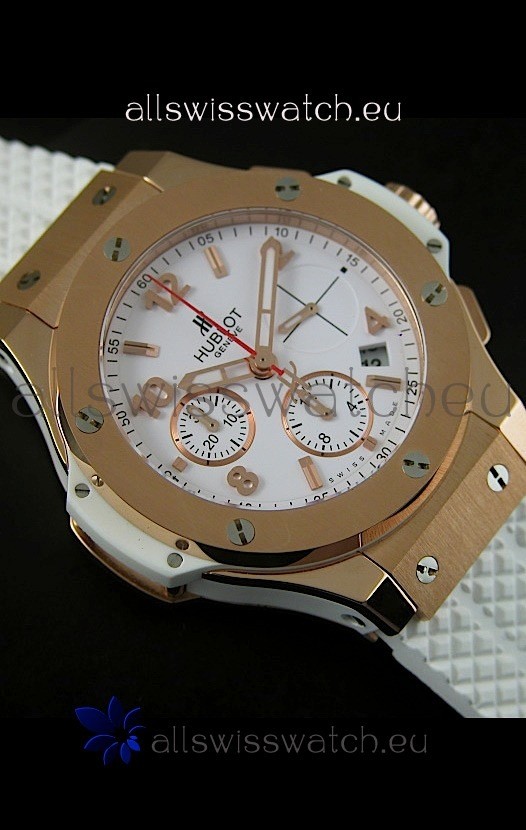 Hublot Big Bang Pink Gold Casing 40MM - 1:1 Mirror Replica 4