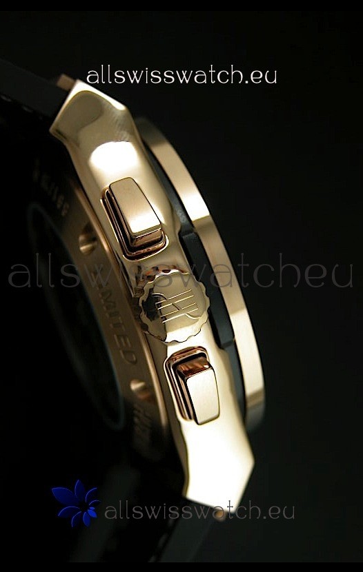 IMG_9081 Hublot Big Bang Classic Fusion Rose Gold in Grey Strap Replica 4