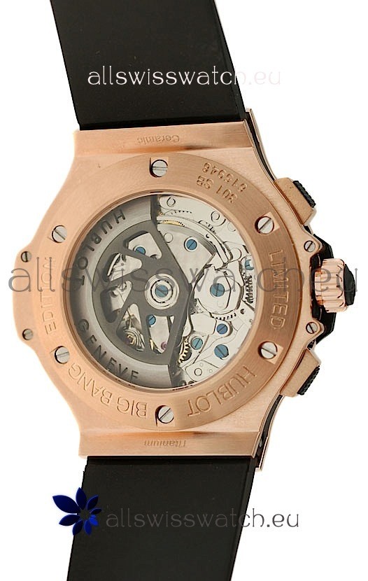 IMG_9081 Hublot Rose Gold Aero Bang Replica 4