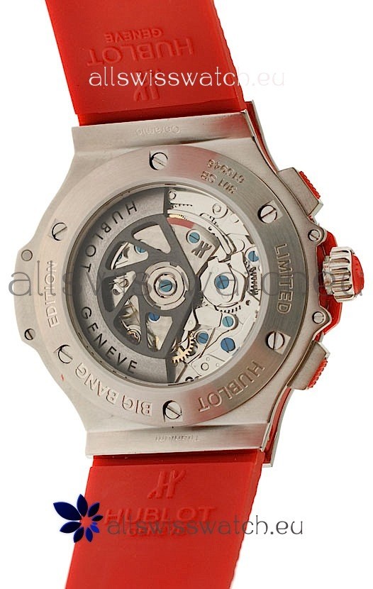 IMG_9081 Hublot Big Bang White Baguette Diamonds Shaped Bezel Replica 4