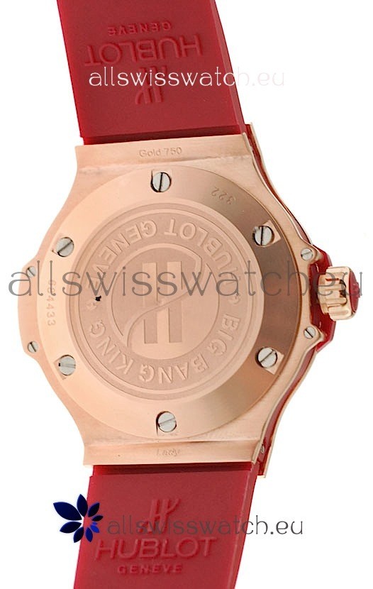Hublot Gold Big Bang Red Tutti Fruitti Quartz Replica 4