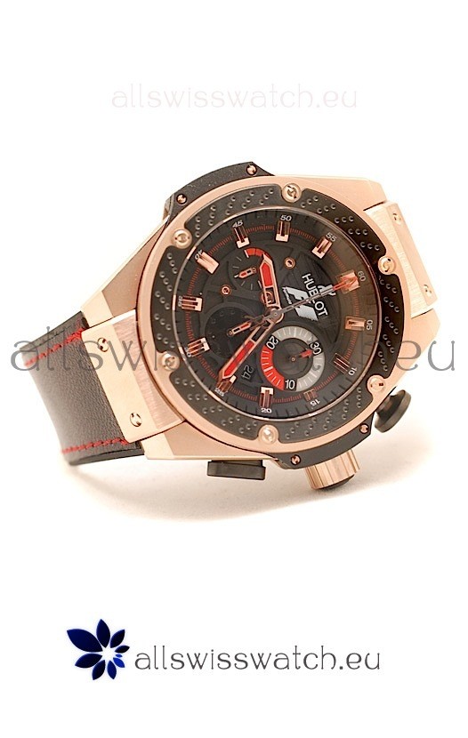 IMG_9081 Hublot F1 King Power Zirconium Chronograph Limited Edition in Pink Gold Replica 4