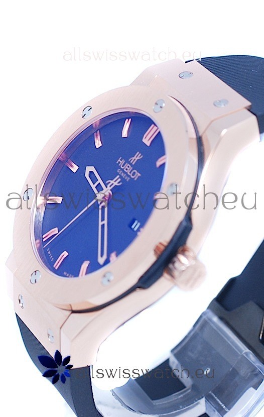 IMG_9081 Hublot Classic Fusion Rose Gold in Pink Gold Replica 4