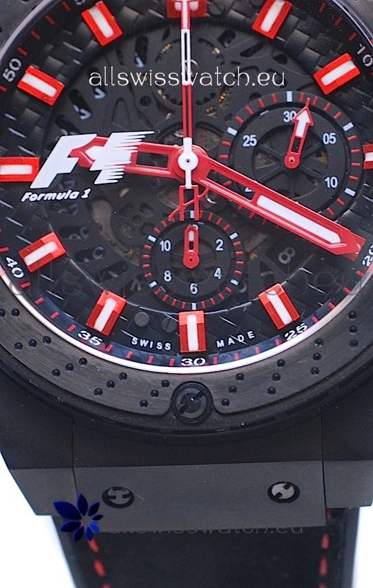 IMG_9081 Hublot Big Bang F1 Edition King Power Black Ceramic Replica 4